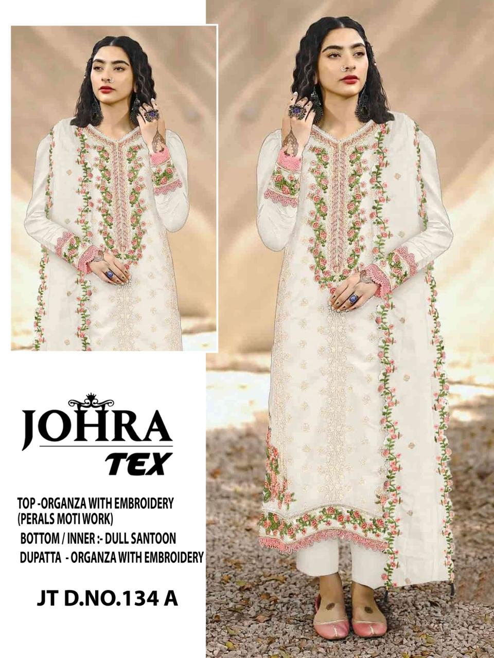 134A Johra Tex Pakistani Salwar Suits
