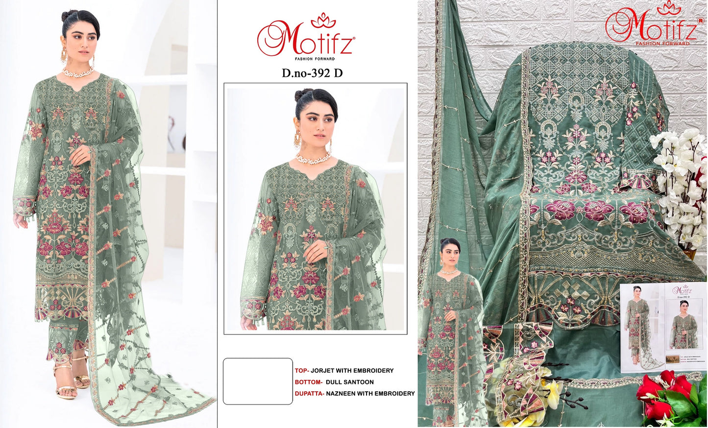 392D Motifz Pakistani Salwar Suits