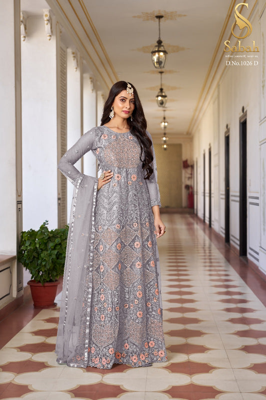 1026D Simran Sabah Unstitched Suits