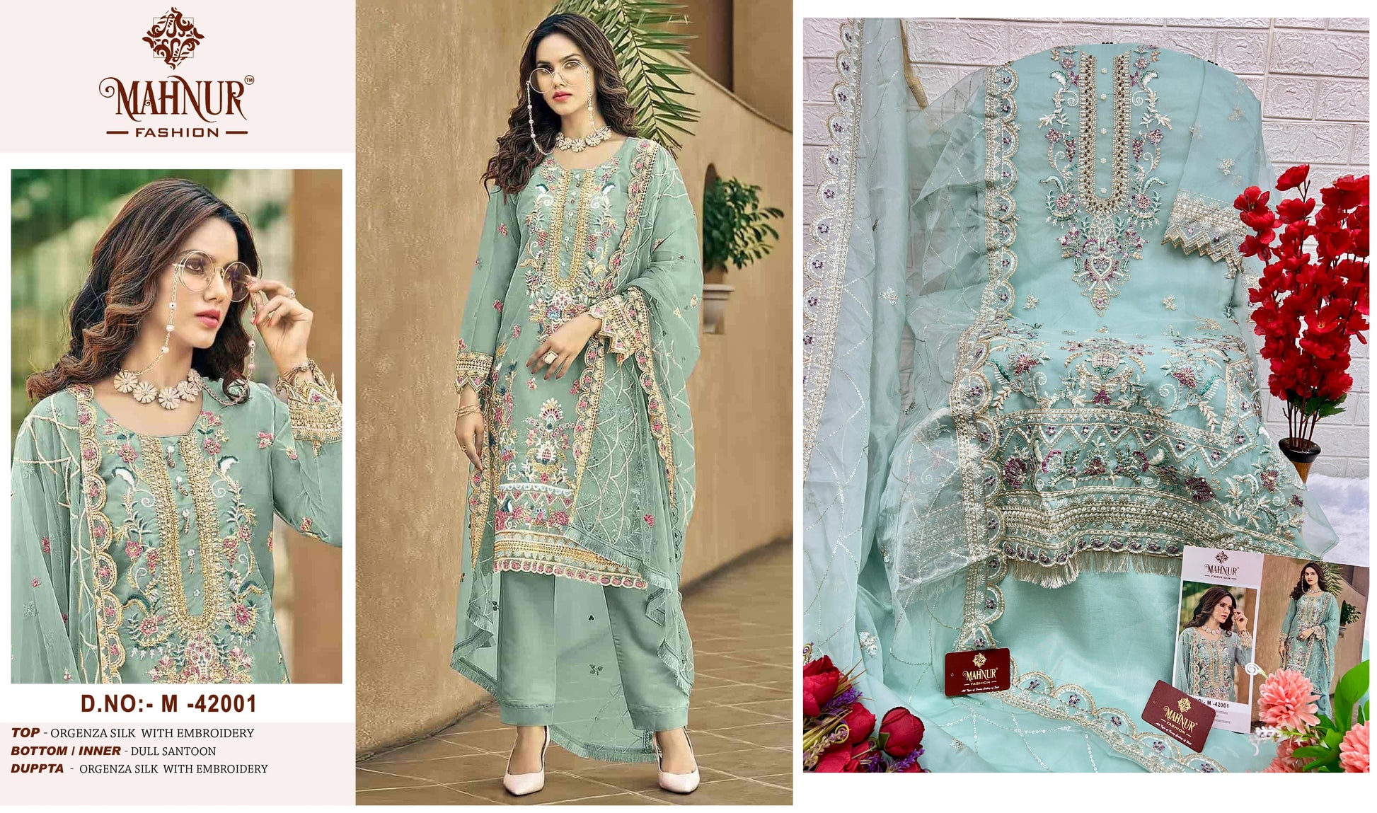 42001 Vol 42 Mahnur Pakistani Salwar Suits