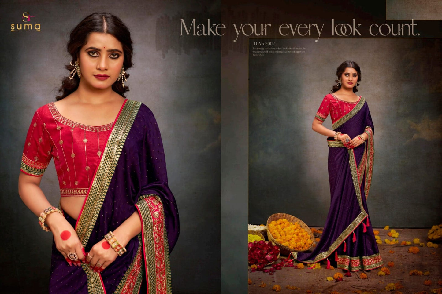 3002 Silk Sanchi Suma Designer Sarees