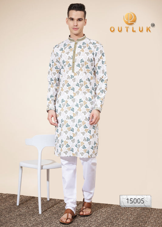 15005 Wedding Collection Vol 15 Outluk Mens Kurta Pyjama