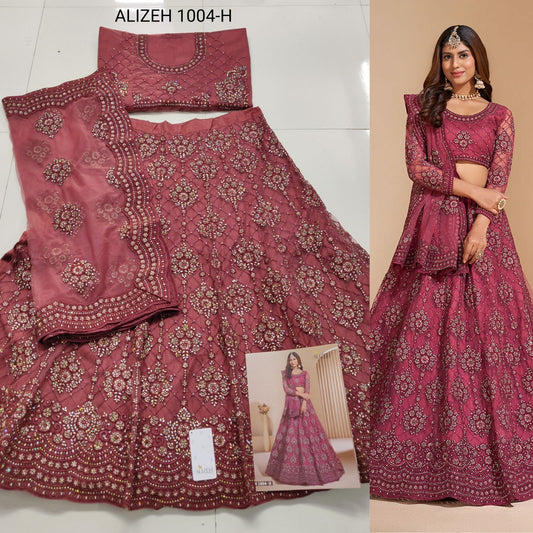 1004H Bridal Heritage Color Splash Alizeh Lehenga Choli