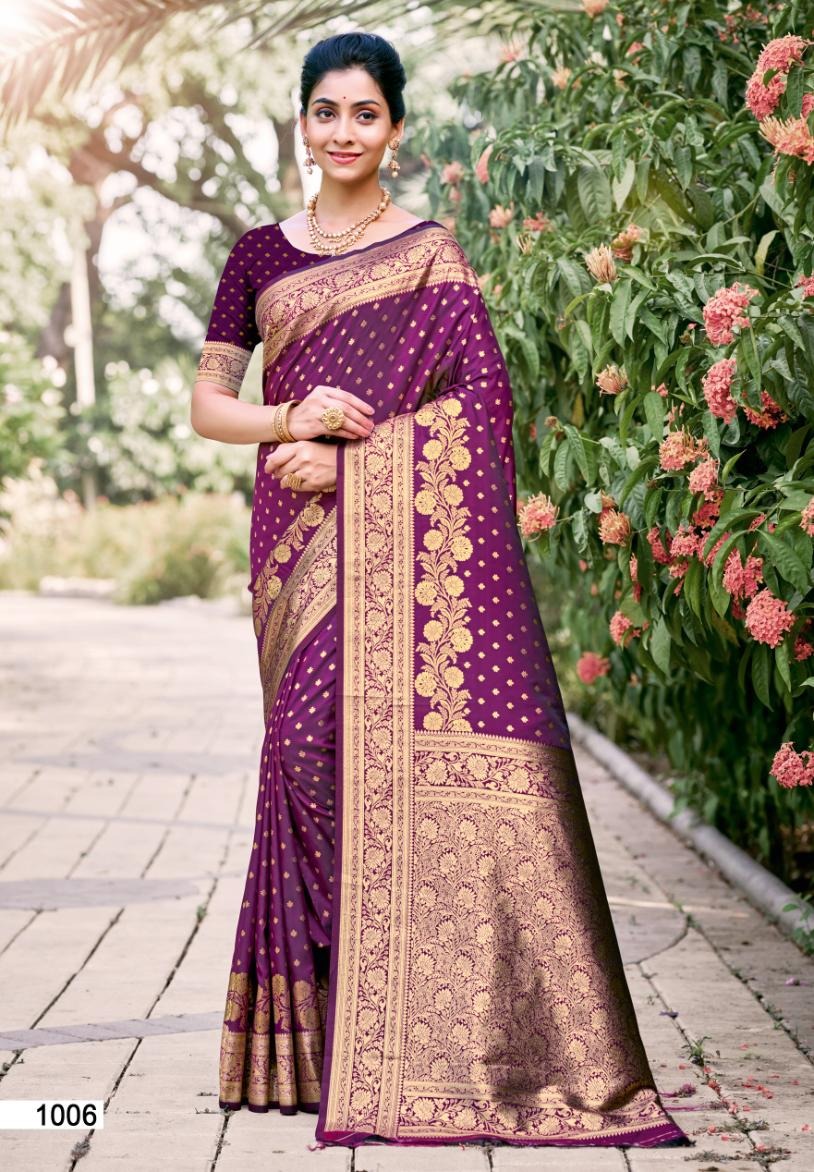 1006 Gajgamini Silk Bunawat Sarees