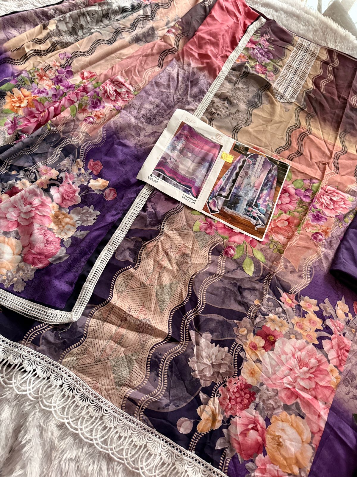 642 Ziaaz Designs Muslin Pakistani Salwar Suits