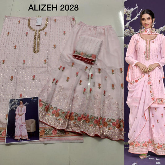 2028 Zaida Vol 7 Alizeh Unstitched Suits