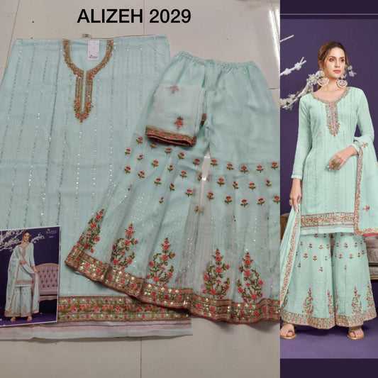 2029 Zaida Vol 7 Alizeh Unstitched Suits