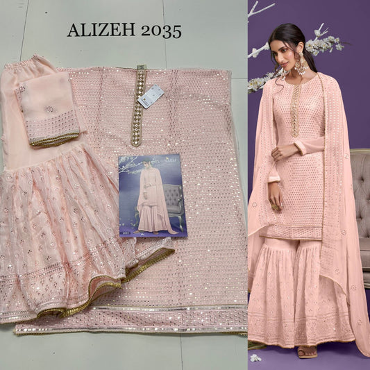 2035 Zaida Vol 9 Alizeh Unstitched Suits