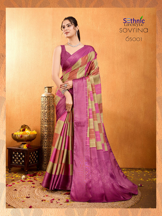 65001 Sovrina Sethnic Triple Weave Sarees
