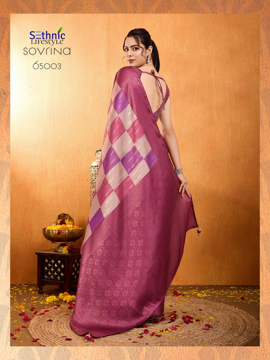 65003 Sovrina Sethnic Triple Weave Sarees