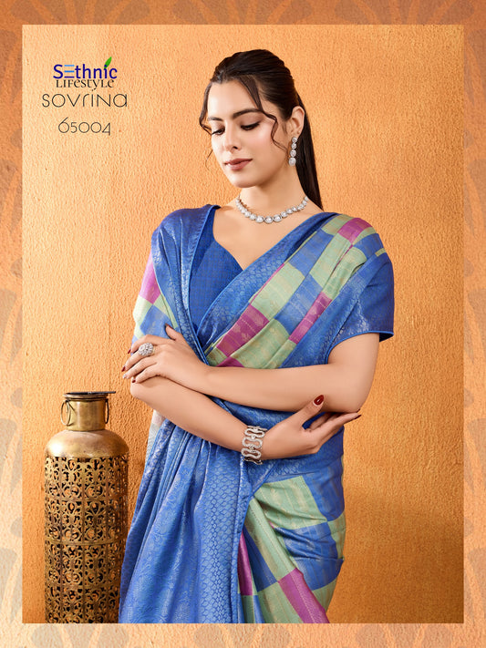 65004 Sovrina Sethnic Triple Weave Sarees