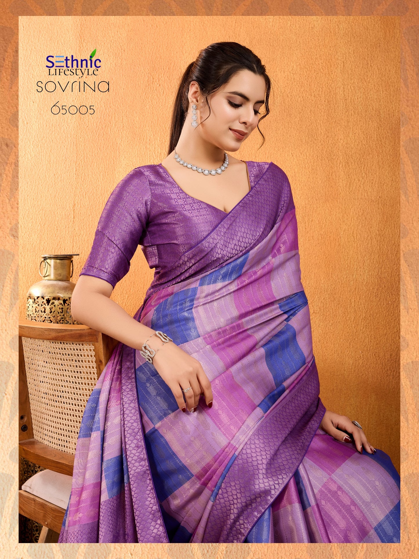 65005 Sovrina Sethnic Triple Weave Sarees