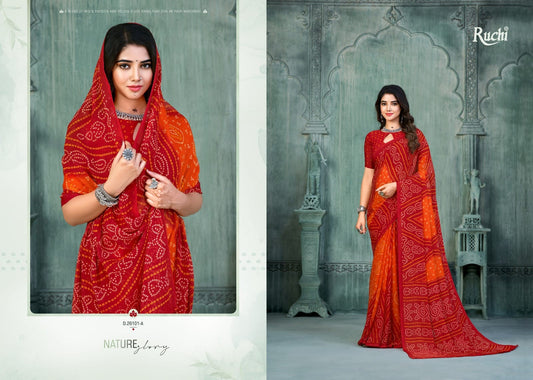 26101-A Star Chiffon Ruchi Sarees