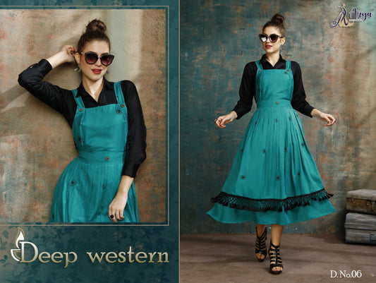 05 Deep Adm Western Dress
