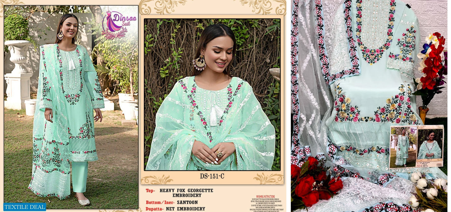 151C Dinsaa Suit Pakistani Salwar Suits