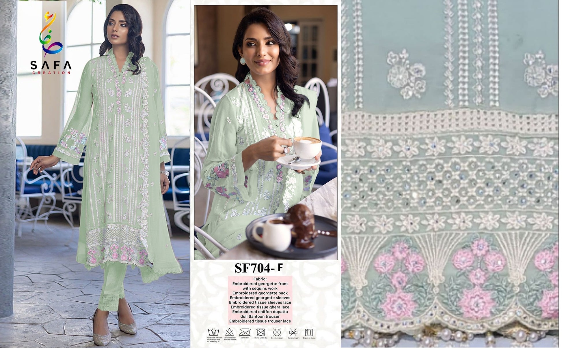 704F Safa Creation Pakistani Salwar Suits