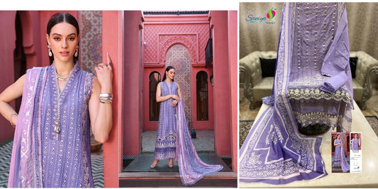 25002 Violet Saniya Trendz Pakistani Salwar Suits