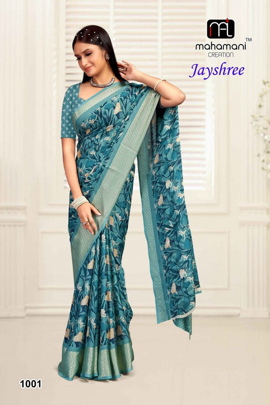 1001 Jayshree Mahamani Creation Sarees