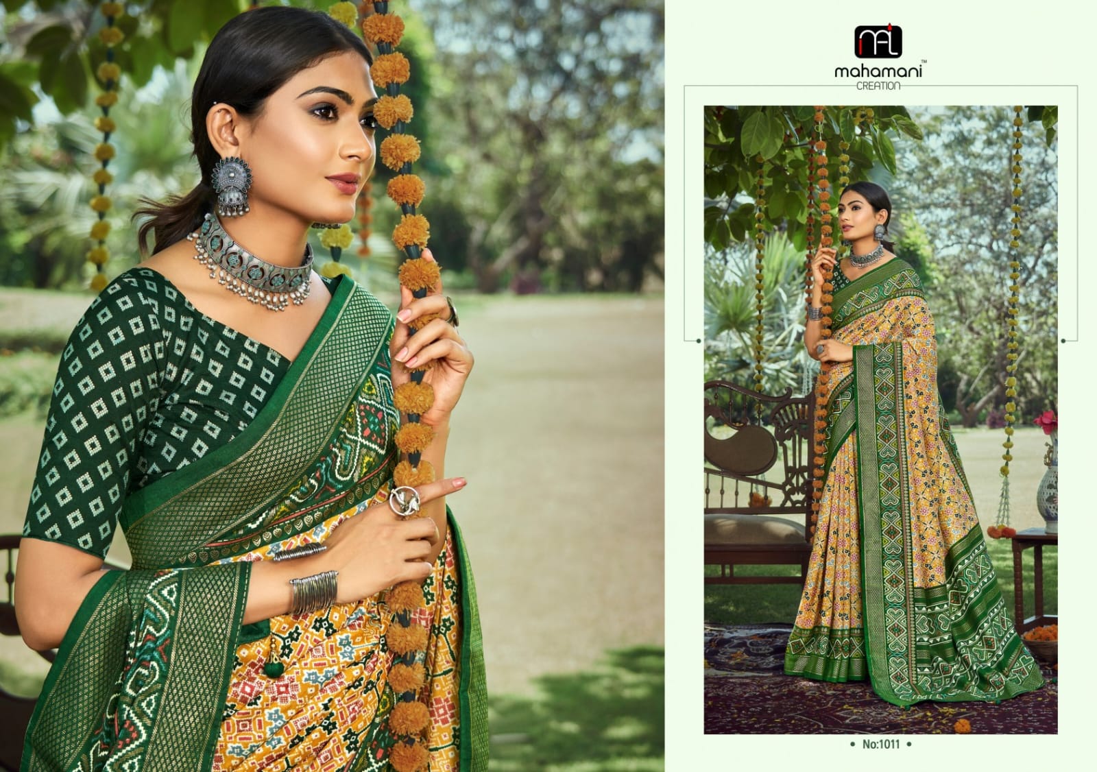 1011 Devika Mahamani Creation Sarees