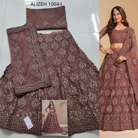 1004I Bridal Heritage Color Splash Alizeh Lehenga Choli