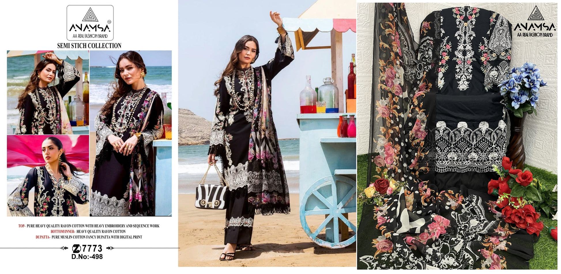 498 Anamsa Pakistani Salwar Suits