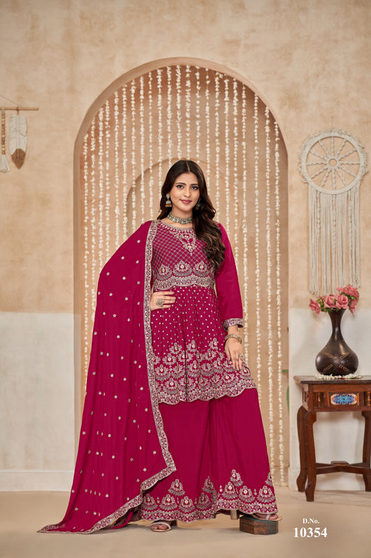 10354 Vol 35 Anjubaa Unstitched Suits