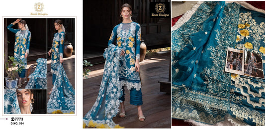 564 Ziaaz Designs Pakistani Salwar Suits