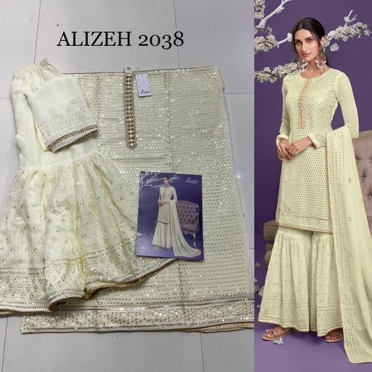 2038 Zaida Vol 9 Alizeh Unstitched Suits