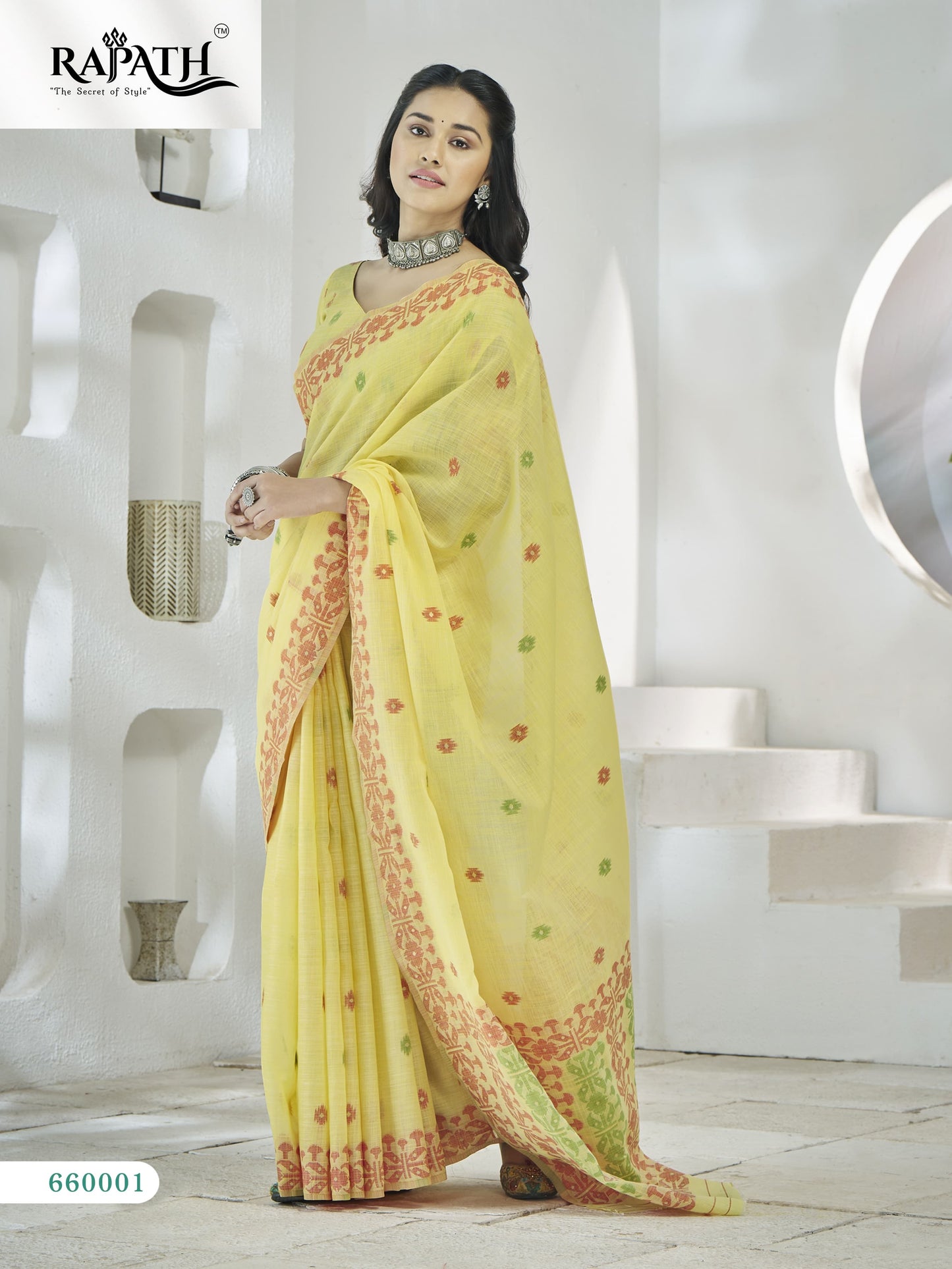 660001 Disha Silk Rajpath Linen Sarees