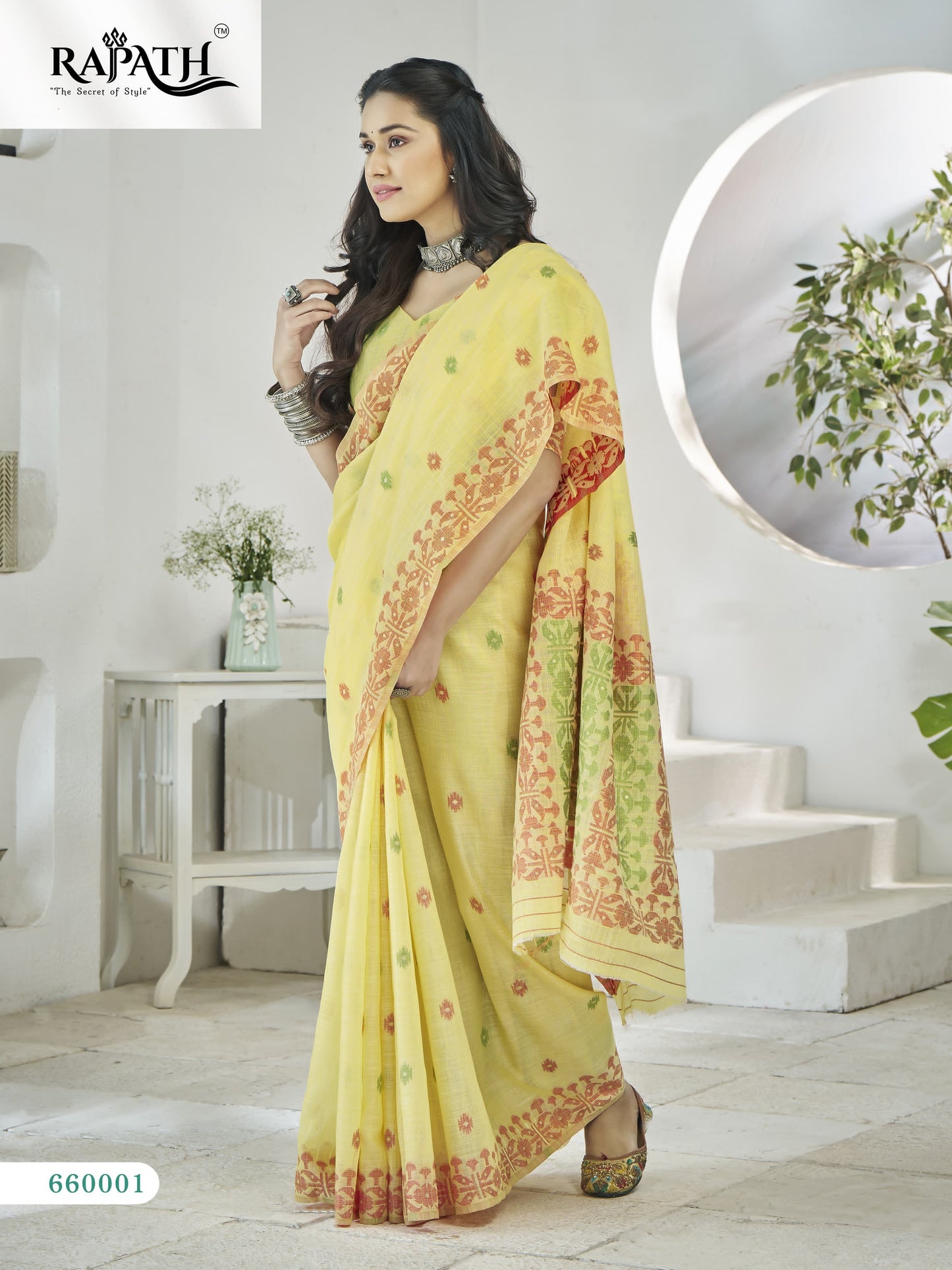 660001 Disha Silk Rajpath Linen Sarees