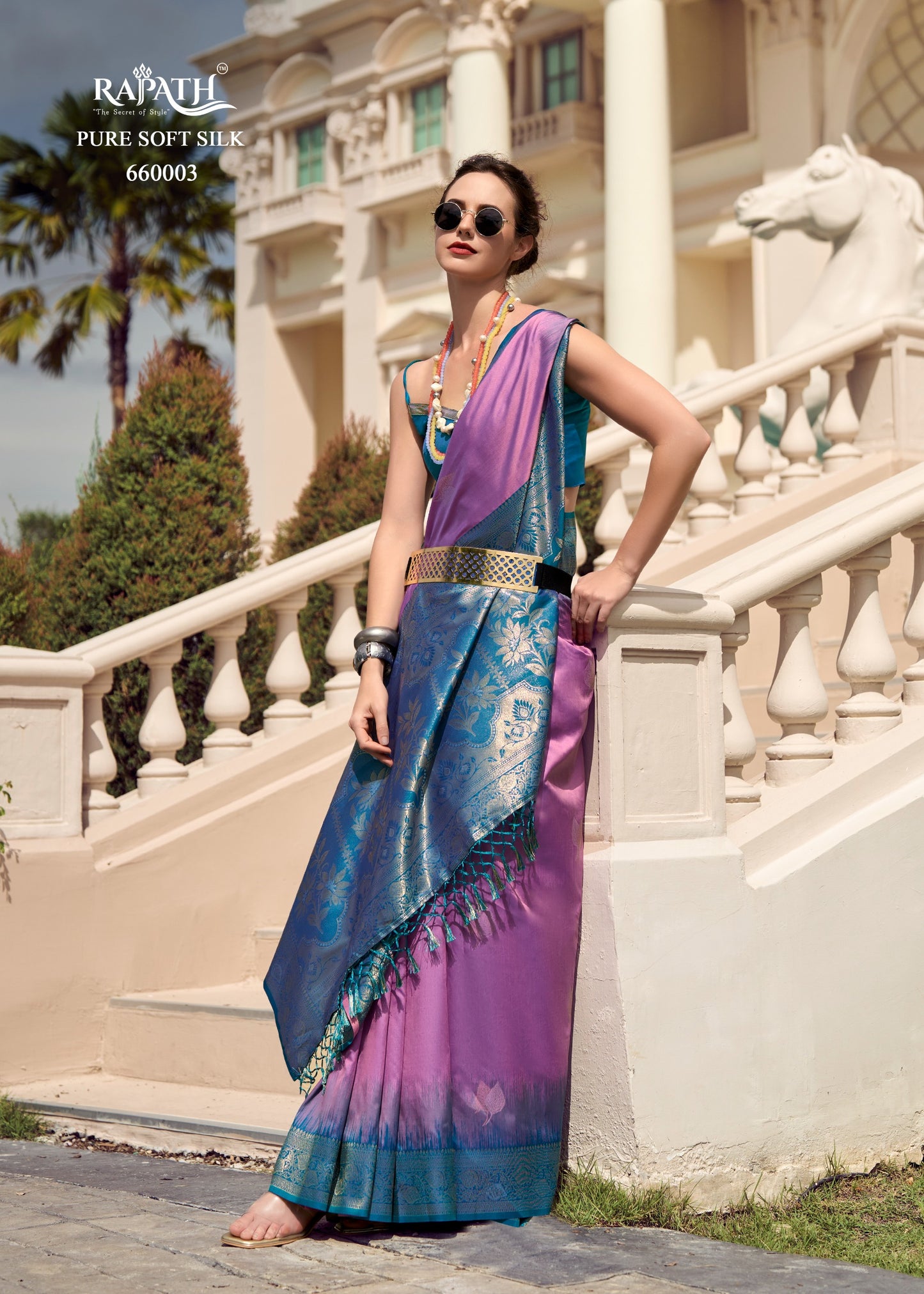 660003 White Mango Rajpath Silk Sarees