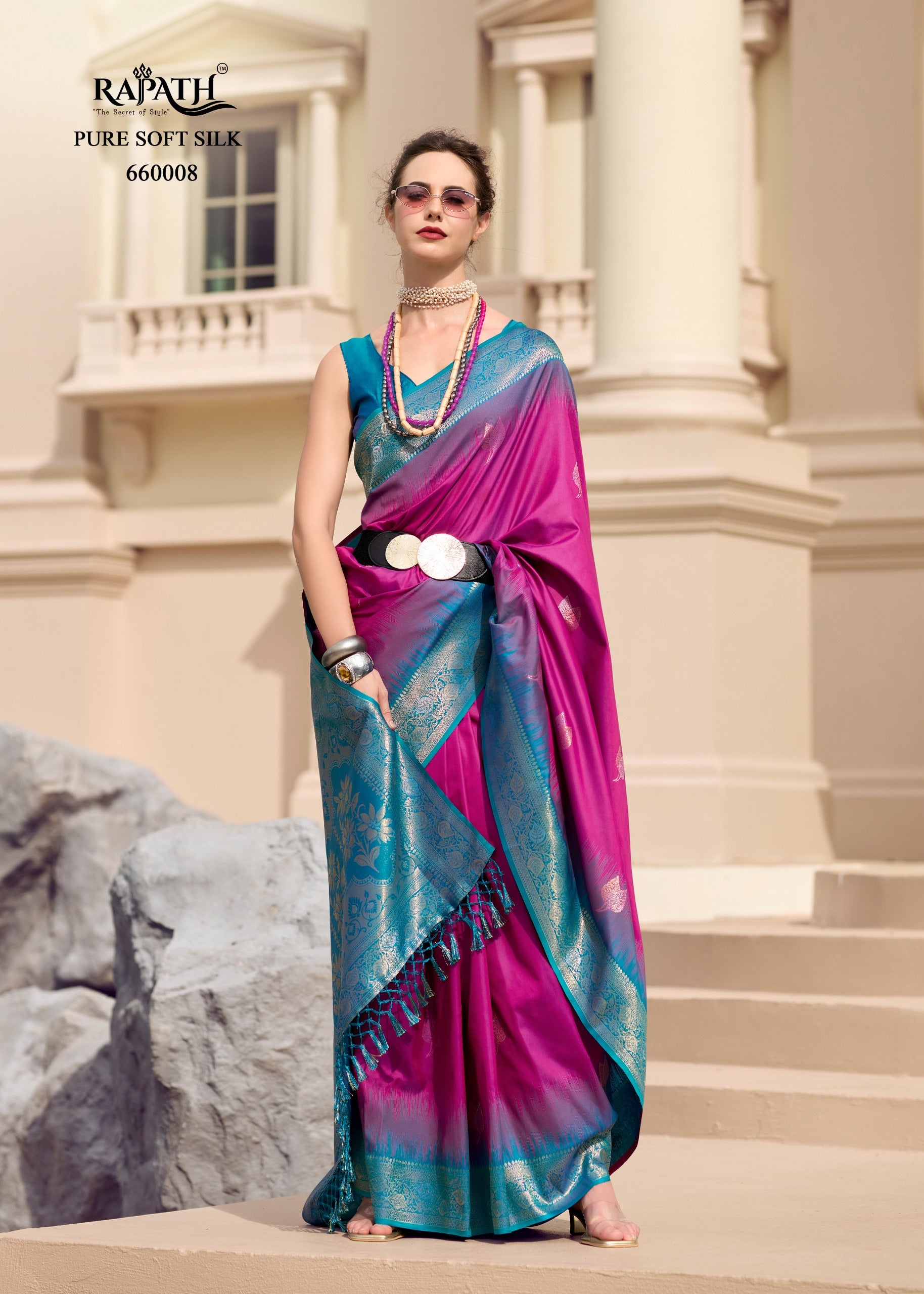660008 White Mango Rajpath Silk Sarees