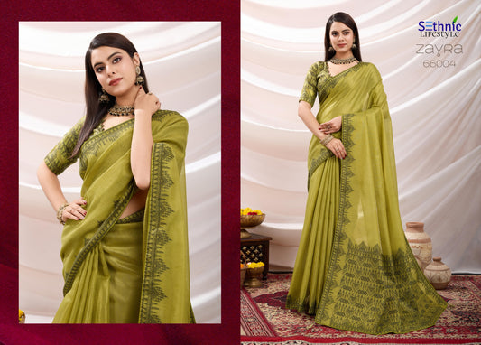 66004 Zayra Sethnic Tissue Sarees