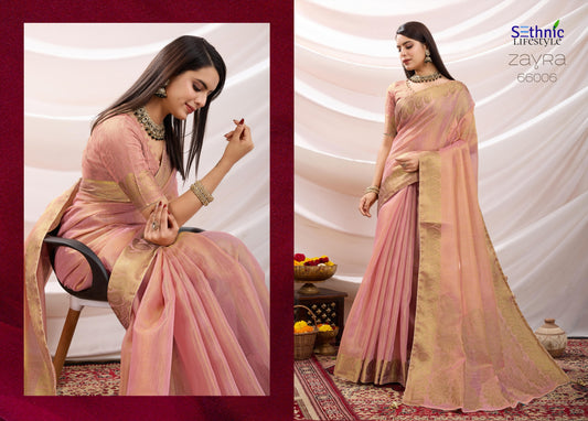 66006 Zayra Sethnic Tissue Sarees