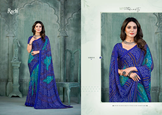 26101-B Star Chiffon Ruchi Sarees