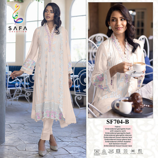 704-B Safa Creation Pakistani Salwar Suits