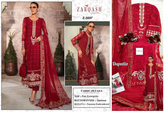 Z-3007 Zarqash Pakistani Salwar Suits