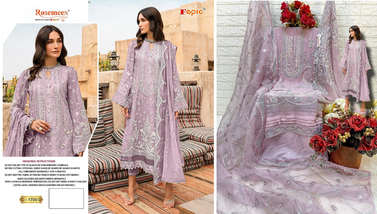 1700D Fepic Pakistani Salwar Suits