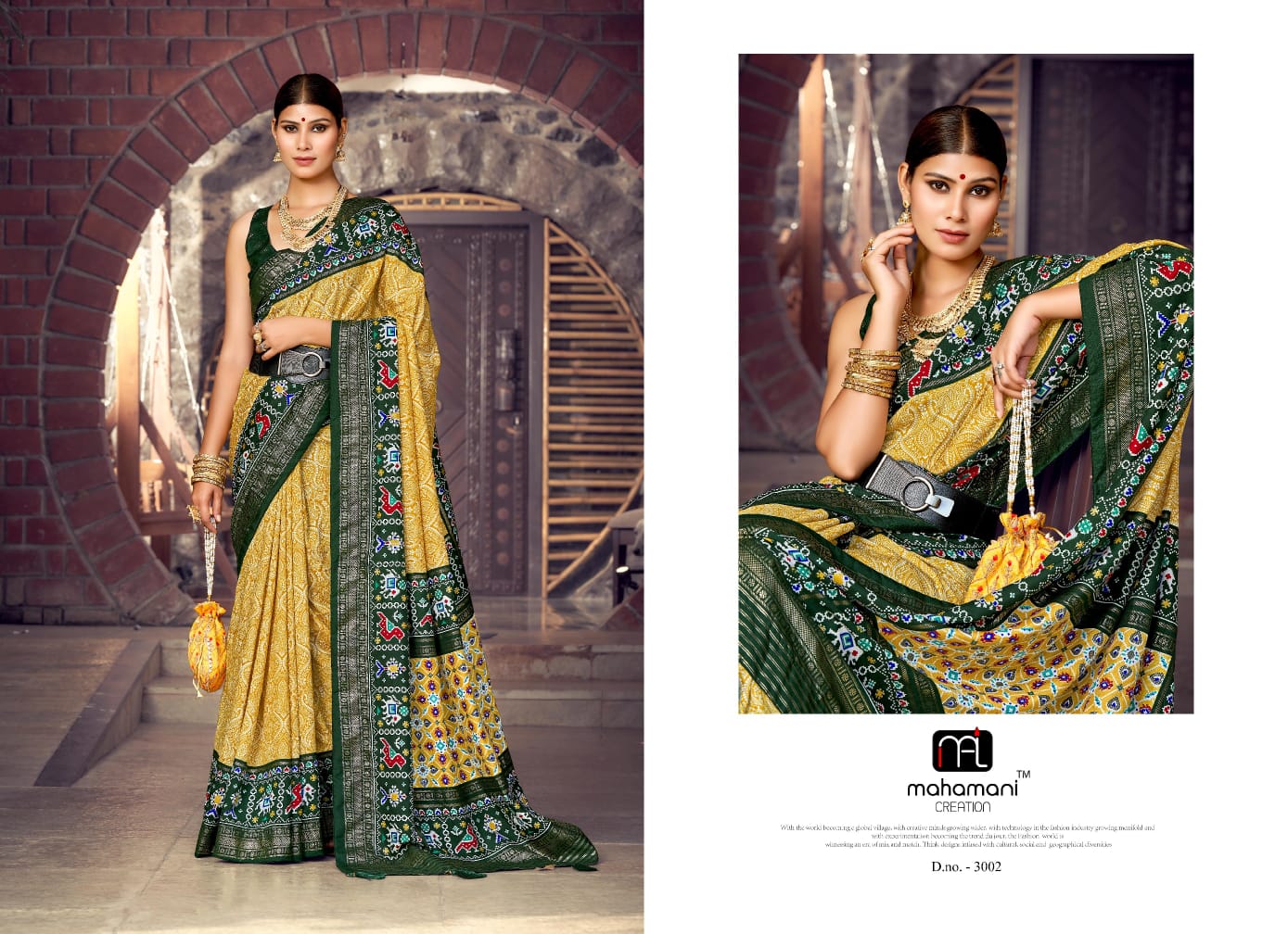3002 Aamira Mahamani Creation Sarees