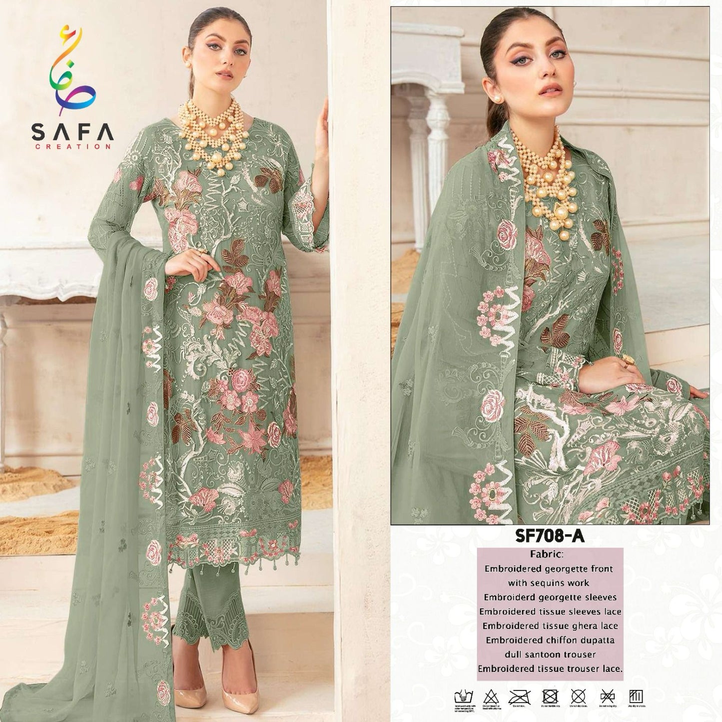 708A Safa Creation Pakistani Salwar Suits