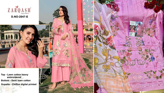 Z-2047E Zarqash Pakistani Salwar Suits