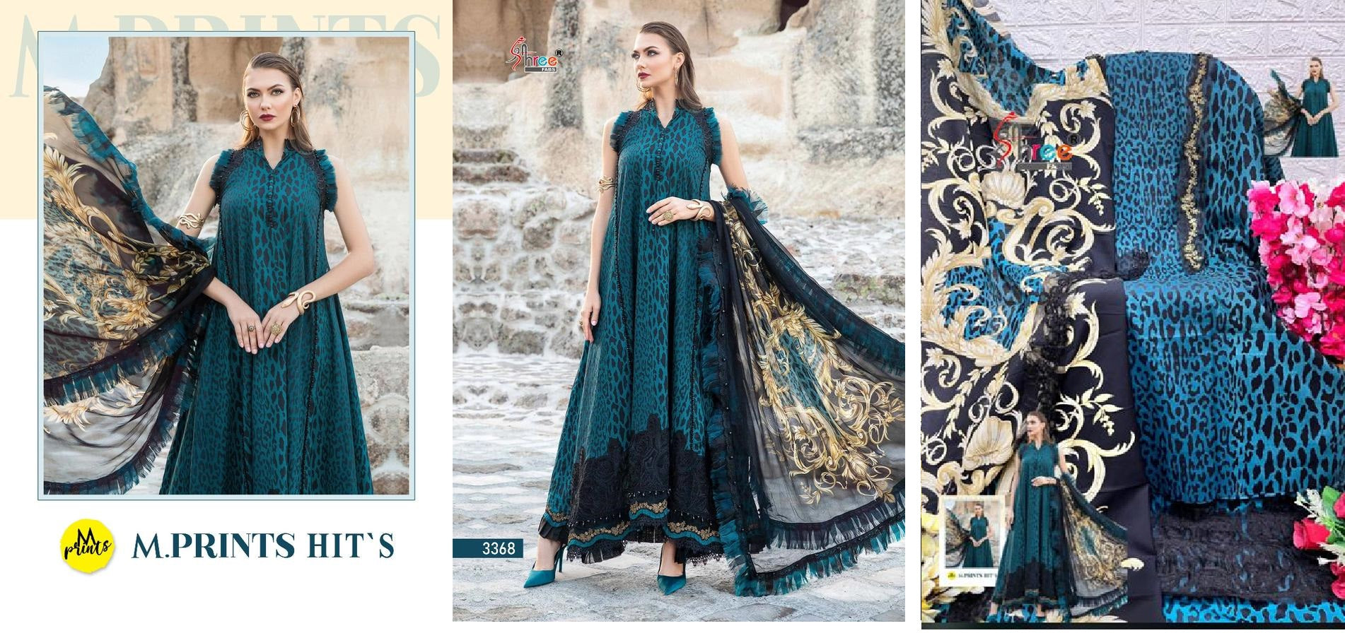 3368 Shree Fabs Pakistani Salwar Suits