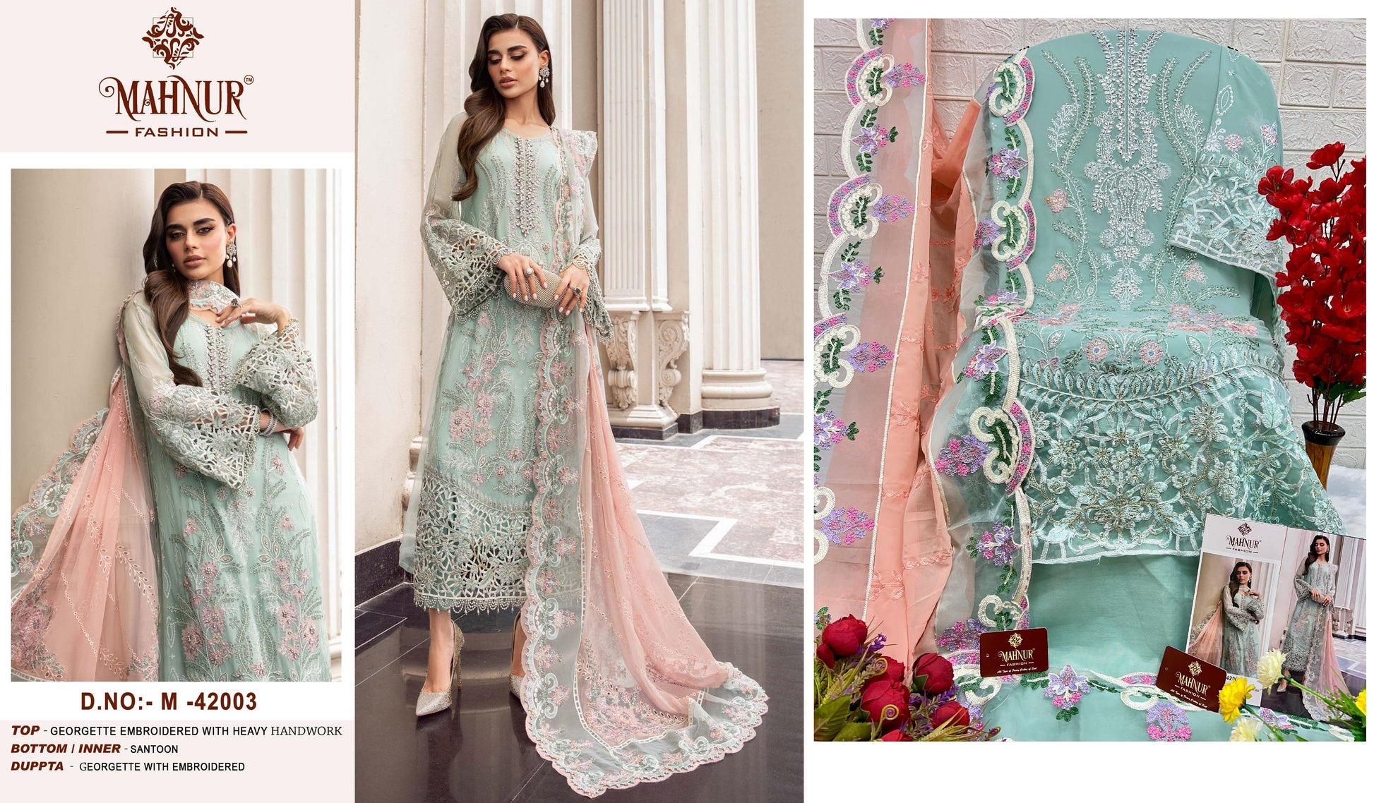 42003 Vol 42 Mahnur Pakistani Salwar Suits