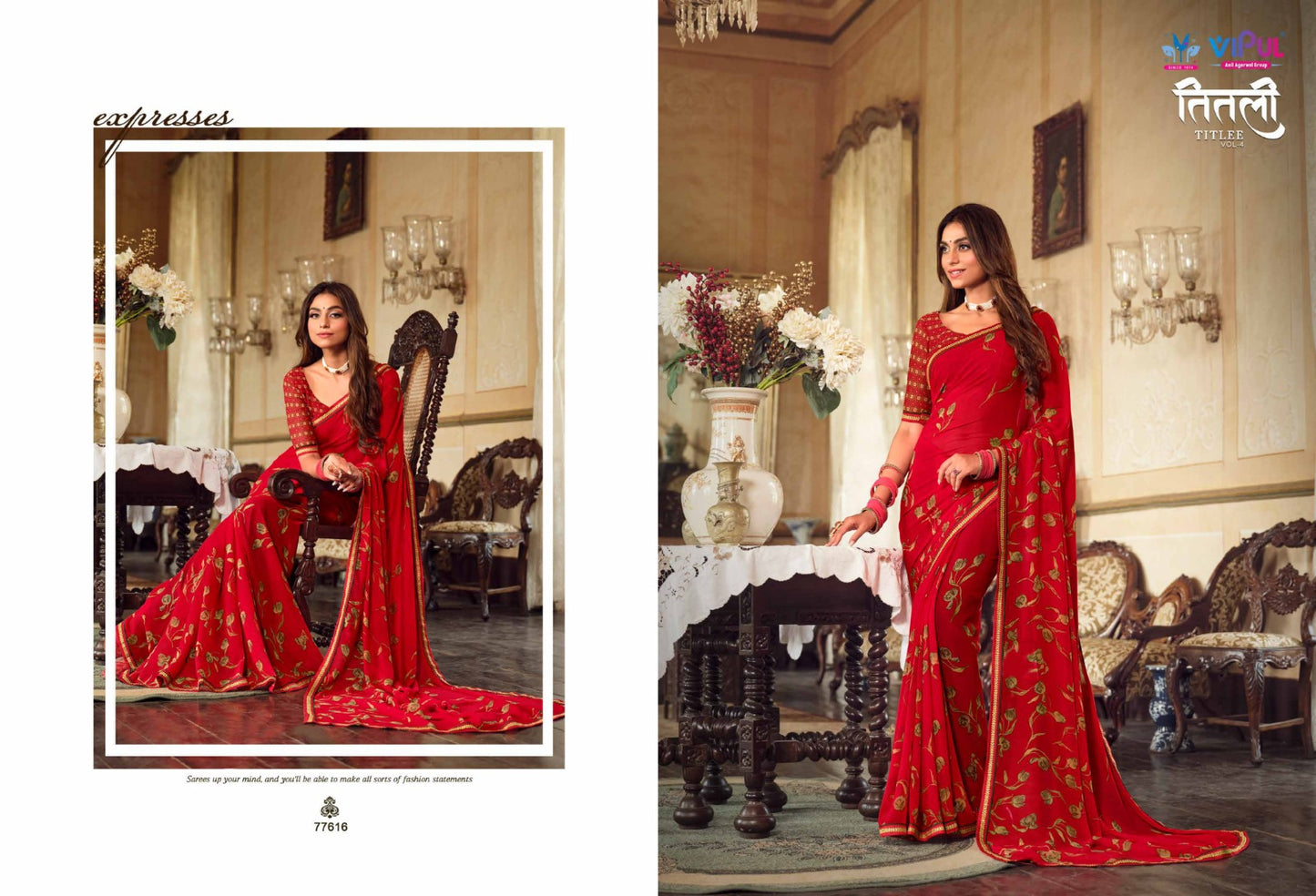 77616 Titlee Vol 4 Vipul Sarees