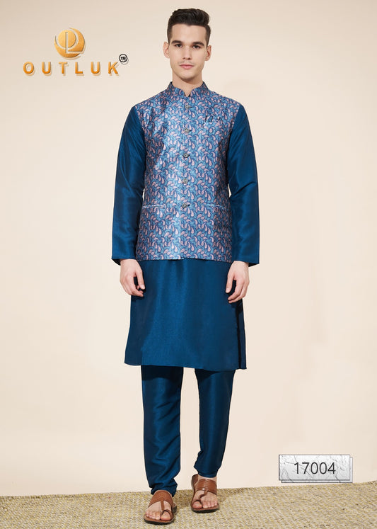 17004 Wedding Collection Vol 17 Outluk Mens Kurta Pyjama