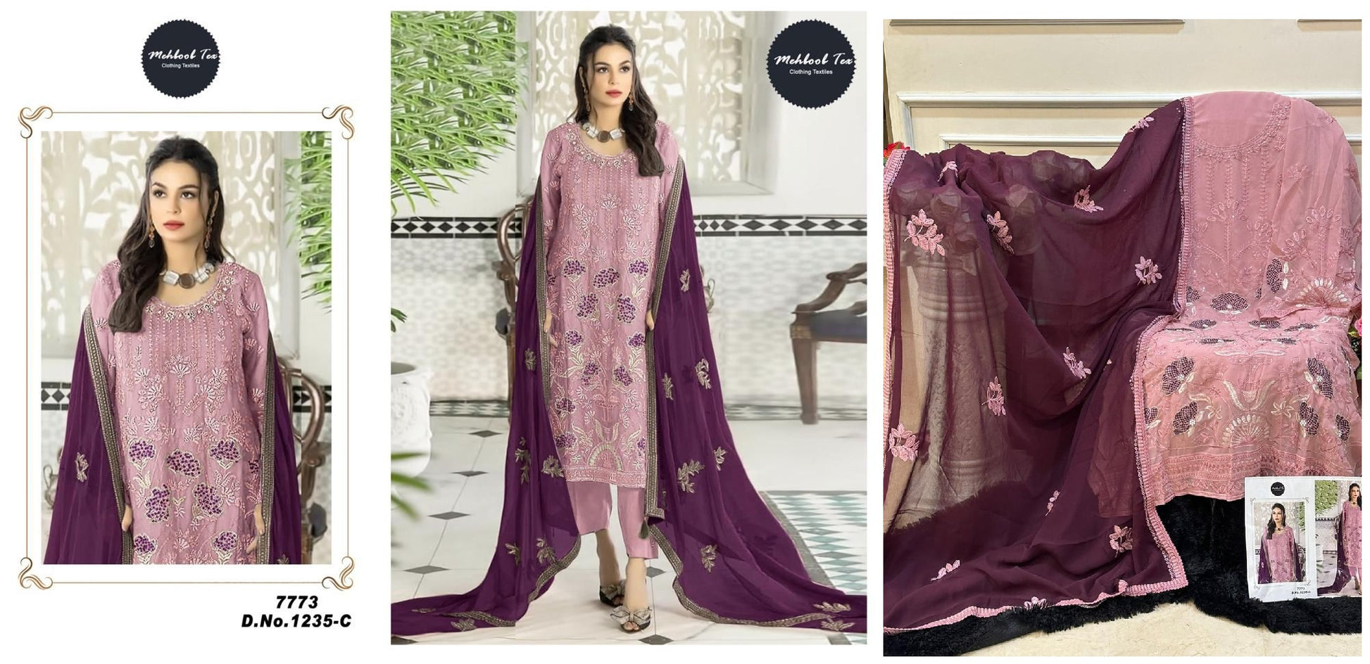1235C Mehboob Tex Pakistani Salwar Suits