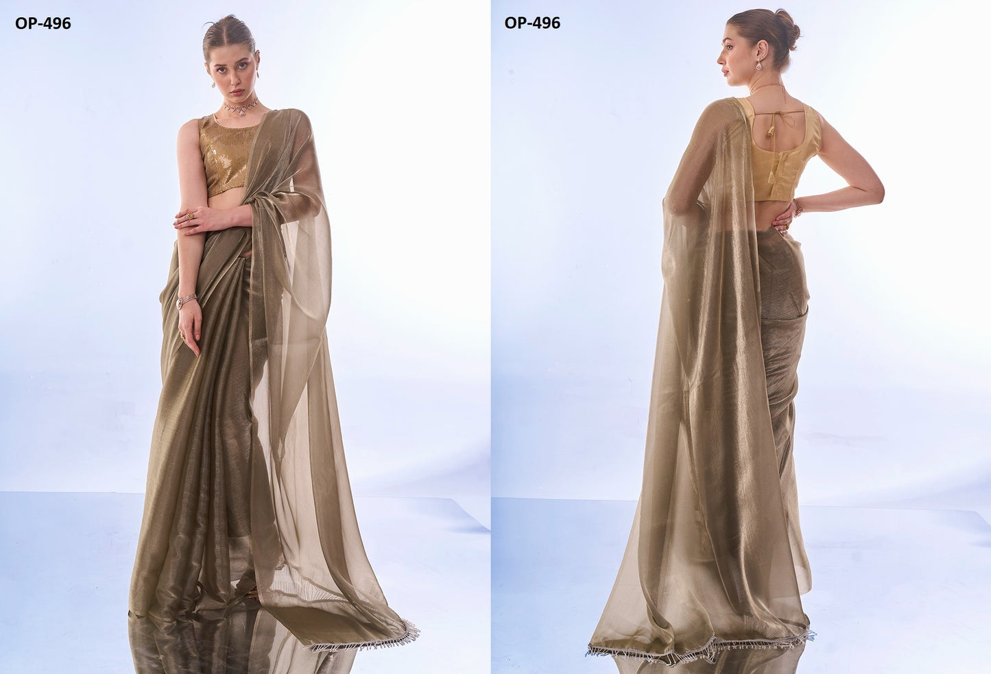 496 Buscuit Laxminam Sarees