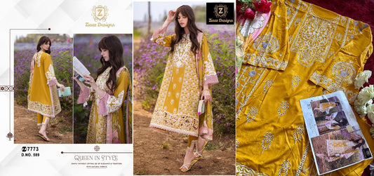 589 Ziaaz Designs Pakistani Salwar Suits