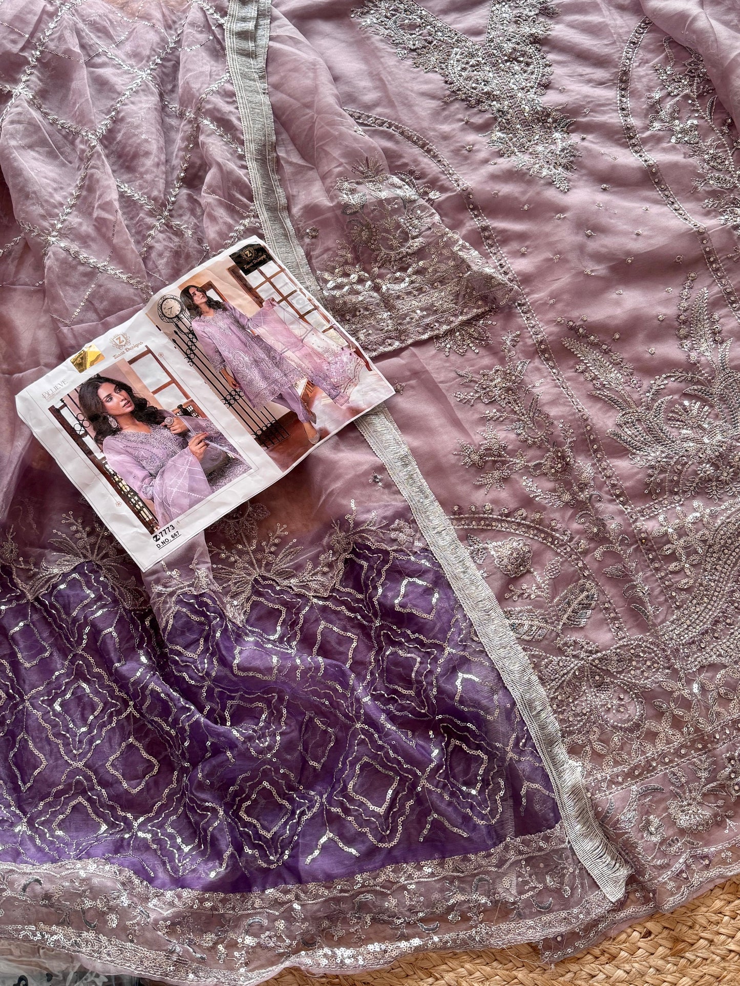 667 Ziaaz Designs Handwork Pakistani Salwar Suits