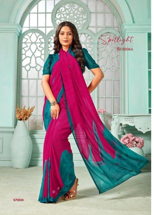 67004A Flourish Sushma Georgette Sarees